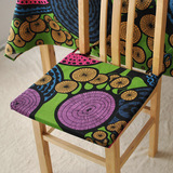 坐垫餐椅布艺棉麻办公新品椅子垫新古典异域纯棉椅垫外贸日式简约