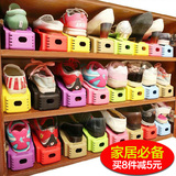 家居用品韩式加厚一体式鞋架子双层简易鞋柜塑料收纳架置物架