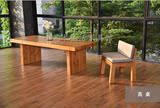 创意家庭实木茶桌椅组合简约茶几方形茶艺桌泡茶桌大板矮桌子客厅