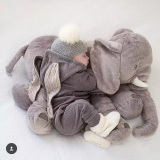 大象毛绒玩具宝宝睡觉抱枕玩偶公仔布娃娃生日礼物地垫伴侣