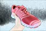 耐~超轻赤足5.0两色轻便男女鞋慢跑鞋跑步鞋运动鞋
