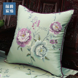 中式古典中国风刺绣花抱枕实木沙发靠垫床头靠包办公腰靠枕含芯