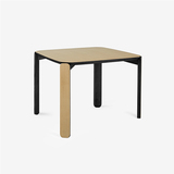 「InYard」方桌|设计师原创客厅实木餐桌小户型1米宽四方桌圆角