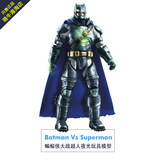 【美国代购】美泰Mattel 蝙蝠侠大战超人电影 发光玩具手办模型