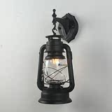 马灯壁灯复古煤油灯工业风格壁灯酒吧壁灯咖啡灯北欧壁灯创意桅灯