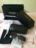 （龙妈de欧洲代购） chanel香奈儿羊皮链太阳镜 墨镜5210Q眼镜