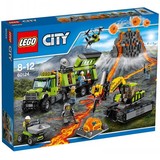 乐高城市系列60124火山探险基地 LEGO City 积木玩具趣味