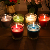 IKEA 宜家代购廷加香味烛和玻璃杯装饰蜡烛香熏蜡圆蜡烛全国包邮