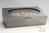 包邮 西班牙香柏木雪茄盒保湿盒 碳纤维雪加展示柜 雪松木Humidor