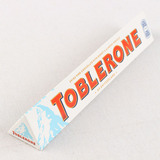 瑞士卡夫Toblerone三角蜂蜜杏仁夹心白巧克力100g 白色条装