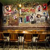 大型壁画 复古怀旧个性墙纸致青春破砖墙KTV酒吧餐厅咖啡厅背景墙