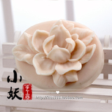 B1413diy韩国栀子花手工香肥皂软硅矽胶磨模具巧克力翻糖布丁树脂
