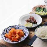 极有家 创意个性复古日式陶瓷盘子家用菜盘点心盘和风日式餐具