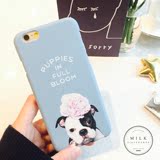 韩风 萌宠斗牛犬 iPhone6/6S/PLUS 手机壳 硬壳 4.7寸磨砂外壳