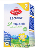 德国直邮Topfer 特福芬有机奶粉2段 6个月以上[8盒包邮