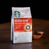 日本进口 星巴克咖啡粉 咖啡豆现磨黑咖啡滤泡式 早餐口味160g