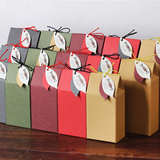 环保台湾瓦楞牛皮纸茶叶包装盒简易通用茶叶罐折叠纸盒礼盒 巴陵
