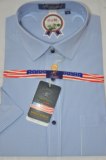 2016美国保罗威尔男士商务休闲衬衫男式短袖正装条纹方格短袖衬衣