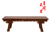 红木家具鸡翅木条凳 中式泰式将军长条凳子 实木凳 休闲凳茶桌凳