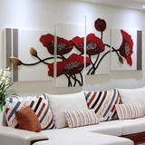 装饰画客厅无框画挂画现代简约沙发背景墙画组合创意壁画立体浮雕