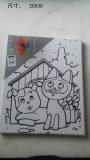 DIY画江浙沪10个包邮 数字油画 儿童绘画早教 丙烯画框 家居装饰