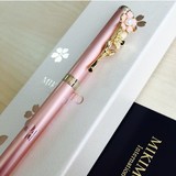 金实佳日本代购直邮 御木本MIKIMOTO2016限定樱花粉色珍珠圆珠笔