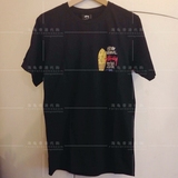 【海龟】香港代购 STUSSY 16夏男 世界巡游泼墨圆领短袖T恤