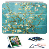 梵高油画星空ipad PRO12.9寸保护套向日葵苹果平板电脑葵杏花彩绘