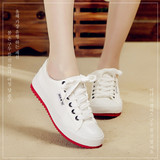 小白鞋帆布鞋女学生韩版平跟布鞋平底低帮休闲鞋子板鞋球鞋女鞋秋