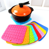 （6个装) 硅胶隔热垫碗垫盘垫防烫锅垫硅胶餐垫杯垫餐桌垫盘子垫