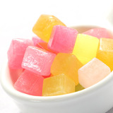 日本进口零食喜糖 BOURBON布尔本方块状果汁硬糖果 8种口味112g