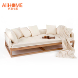 新中式实木沙发组合客厅简约现代新古典禅意沙发样板房定制家具
