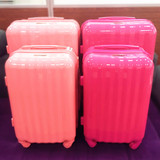 韩版男女时尚糖果色万向轮行李箱学生拉杆箱20寸24结婚镜面旅行箱