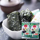 韩国进口零食品 九日原味迷你海苔 寿司包饭紫菜 儿童即食 2g*10