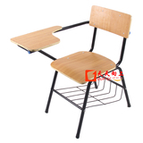 木质培训椅子带写字板会议椅音乐椅教学椅简约实惠耐用新品促销