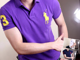 美国polo Ralph Lauren16RL男修身刺绣大马标短袖polo衫t恤现货