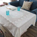 复古桌布米色镂空加厚美式桌布某热播电视剧同款桌布
