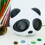 熊猫笔记本手机迷你音箱创意可爱卡通usb2.0台式电脑小音响 批发