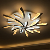 蒲公英LED吸顶灯现代个性V字艺术创意LED客厅灯 蒲公英餐厅卧室灯