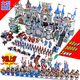 拼装玩具军事骑士城堡人仔模型男孩儿童拼插益智礼物兼容乐高积木