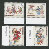 2003-2 杨柳青木版年画邮票 带边 原胶上品.