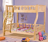 环保实木儿童床进口松木子母床上下床高低床儿童套房1.2米1.5米