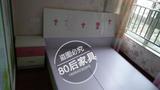 重庆家具现代简约板式床烤漆床儿童彩色床单人双人床1.2米1.5米