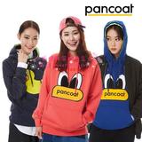 限时特 韩国代购 PANCOAT 正品 春秋大眼睛 小黄鸭 男女带帽卫衣