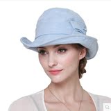 夏季遮阳帽女式防晒帽青年中年布帽子女夏天出游可折叠女士太阳帽