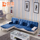 折叠沙发床1.8米多功能小户型客厅布艺两用转角组合沙发床可拆洗