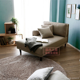 北欧家具欧式简约现代贵妃椅创意床尾凳小户型可拆洗布艺沙发床