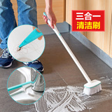 AISEN 日本长柄浴室清洁刷 瓷砖浴缸刷卫生间擦缝隙洗地板刷子大