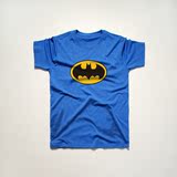 最熊Z-Bear】男式圆领纯棉短袖T恤 原创图案正义联盟蝙蝠侠标志