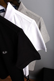 一批货 日本订单 新疆长绒棉 男士纯色修身珠地网眼短袖polo衫